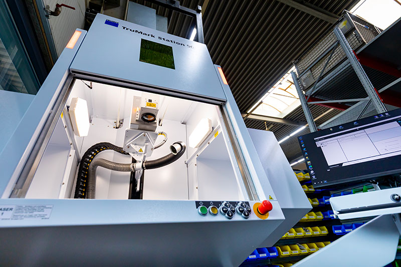 Laserbeschrifter für Metallteile aus Stahl, Edelstahl und Aluminium